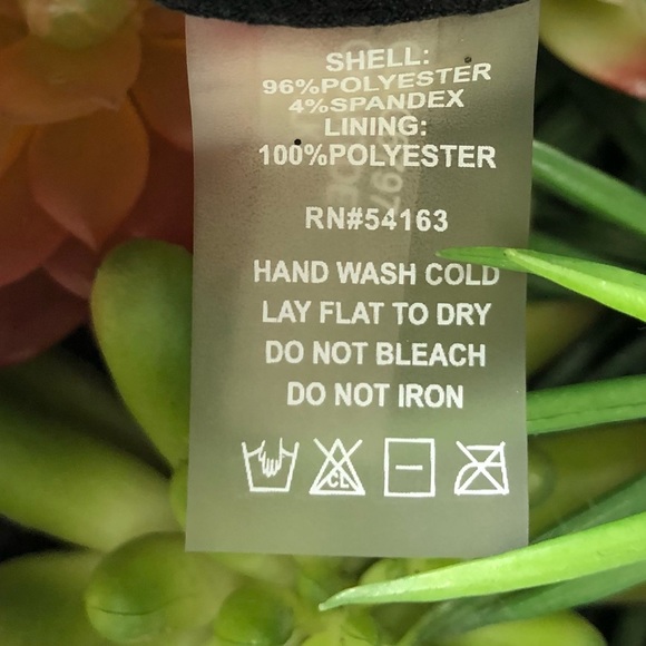 Calvin Klein Black Shimmer Faux Wrap Long Sleeve Cocktail Dress Plus Size 22W - Picture 9 of 11